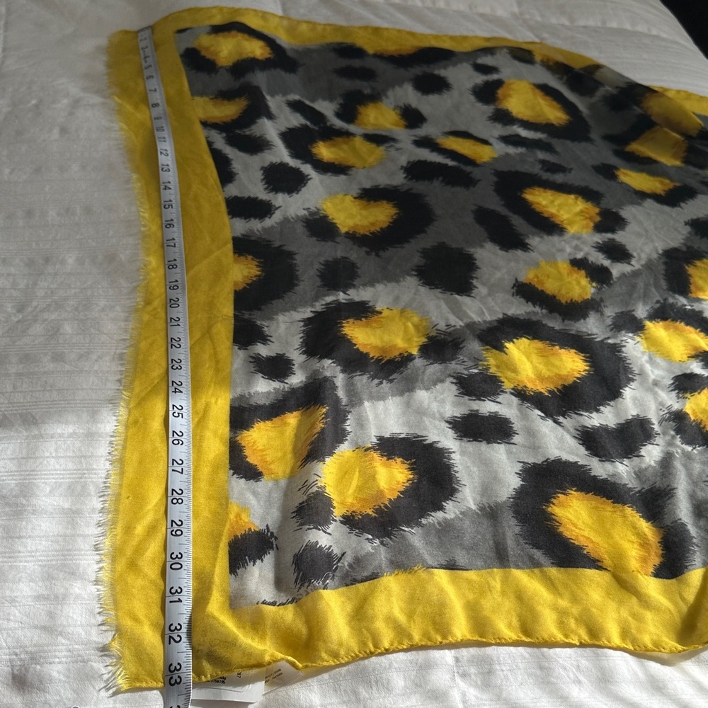 Nadine West Yellow and Black Scarf - Picture 7 of 9
